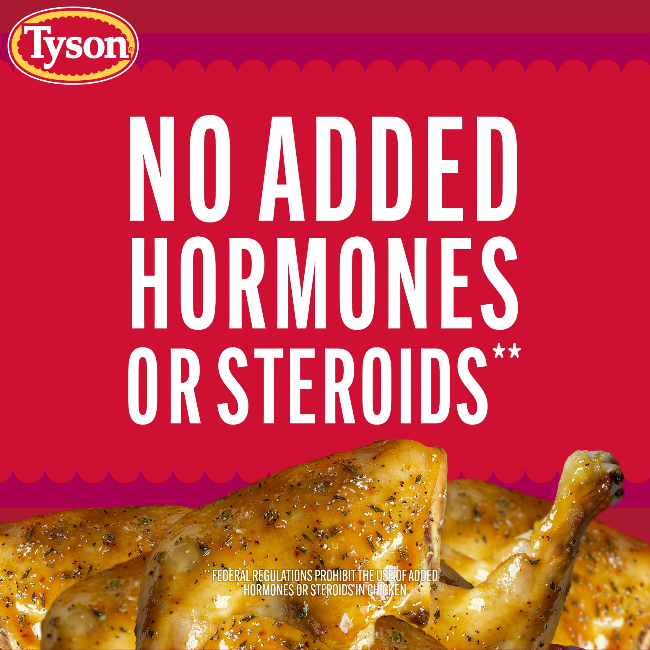 Tyson Fresh Chicken Leg Quarters, 10 lb