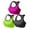 B-green/G-brown/Plum, variant on Matchstick Women's Wirefree Yoga Sport Bra