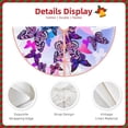 thumbnail image 5 of Bingfone Christmas Tree Skirt Mat Christmas Decoration Interior 30"-Flying Butterflies, 5 of 8