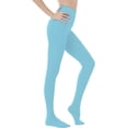 thumbnail image 3 of Malla Media Pantimedia Microfibra Para Dama Licra 3d Sexy 3 Piezas Azul Claro Unitalla, 3 of 6