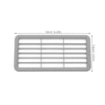 thumbnail image 2 of unbranded Rejilla Para Ventilación De Auto Y Rv En Gris Con Louver Para Protección Y Mejor Circulación, 2 of 7