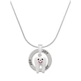 thumbnail image 1 of Delight Jewelry Silvertone Enamel Tooth Joy Ring Charm Necklace, 18", 1 of 4