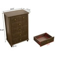 thumbnail image 5 of Fluted 5 Drawer Dresser , 45 Inch Tall Chest of Drawers for Bedroom and Living Room, 5 of 10
