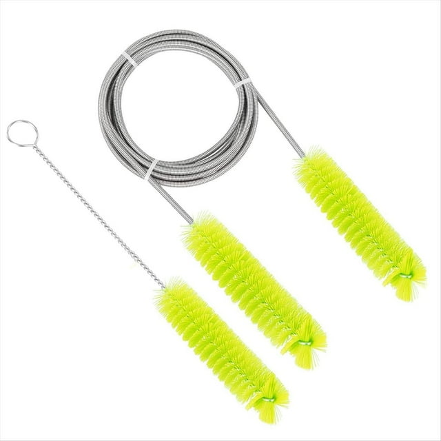 Diámetro del Cepillo 15 mm 19 mm - Cepillo de Limpieza de Tubos CPAP - Adecuado para la Mayoría de los Tipos de Mangueras CPAP (Amarillo)