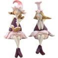 thumbnail image 1 of Set de esculturas de resina de Fairy Garden Statues, 2 unidades, 18 cm, 1 of 2
