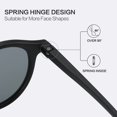 thumbnail image 4 of Gafas de Sol ZENOTTIC Polarizadas Redondas Retro Clásicas UV400, 4 of 7
