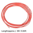 thumbnail image 2 of Unique Bargains Heat Shrink Tubing 2mm Dia 4.27mm Flat Width 2:1 rate Shrinkable Tube Cable Sleeve 10ft Red, 2 of 5