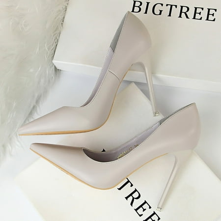 

Women‘s Pointed Toe High Heel Pumps Classic Slip On Solid Dress Shoes Lightweight Breathable Women‘s Shoes