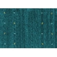 thumbnail image 1 of Ahgly Company Indoor Rectangle Abstract Light Blue Contemporary Area Rugs, 4' x 6', 1 of 4
