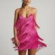 thumbnail image 3 of Puntoco Vestidos Mujer Verano Fiesta De Mujer Sexy Fiesta De Graduación Moda V-Cuello Con Cordones Manga Larga Sólido Lentejuelas Borla Espalda Abierta Falda Corta Vestido, 3 of 6