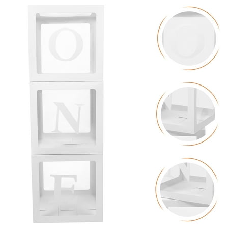 GOOHOCHY Pink Birthday Party Decoration Balloon Box Decor Baby 30.00X30.00X3.00CM