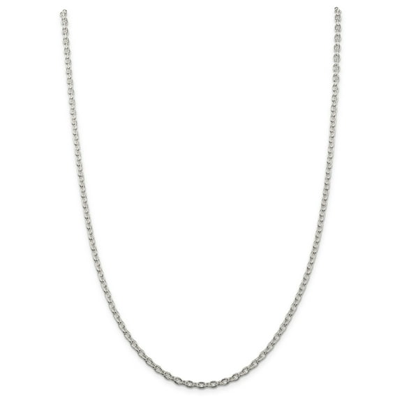 Primal Silver Sterling Silver 3.5mm Cable Chain