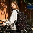 thumbnail image 5 of Backpack for Teen Corduroy Bookbag 17inch Cute Strawberry Print Backpacks for Women Travel Casual Daypacks, 5 of 5