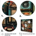 thumbnail image 3 of Designart "Nostalgic Jukebox Tunes Timeless Melodies II" Fashion Wall Art - Modern Colorful Jukeboxes Bedroom Canvas Wall Art, 3 of 6