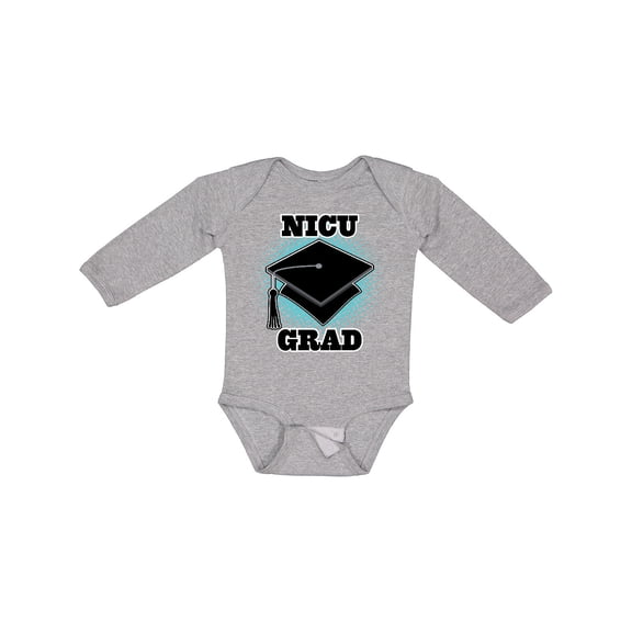 Inktastic Nicu Graduate Baby Boy Girl Boys or Girls Long Sleeve Baby Bodysuit