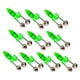 thumbnail image 1 of Yuarrent Paquete de 10 indicadores de alarma de mordedura de pesca Sensor de movimiento de Clip verde para caña Type6 NO6, 1 of 6