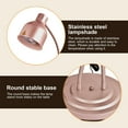 thumbnail image 6 of Food Heat Lamp, 2-Head Food Warmer Light, Stainless Free-Standing Catering Heating Lamp for Kitchen Cafeteria Restaurant Buffet (Rose Gold), 6 of 8