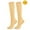 Beige, variant on WREESH Unisex Knee High Socks Socks Men Color Pattern Gradation Colour Mixture Nylon Crew Socks Beige