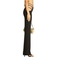 thumbnail image 3 of SUNSIOM Women Cut Out Flare Mid Waist Solid Color Stretch Bell Bottom Pants, 3 of 5