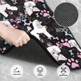 thumbnail image 3 of Wukai Cute Poodle Dog Front Car Floor Mats Four-Piece Set Front & Rear Universal Car Floor Mats for SUVs, Trucks, Sedans, 3 of 7
