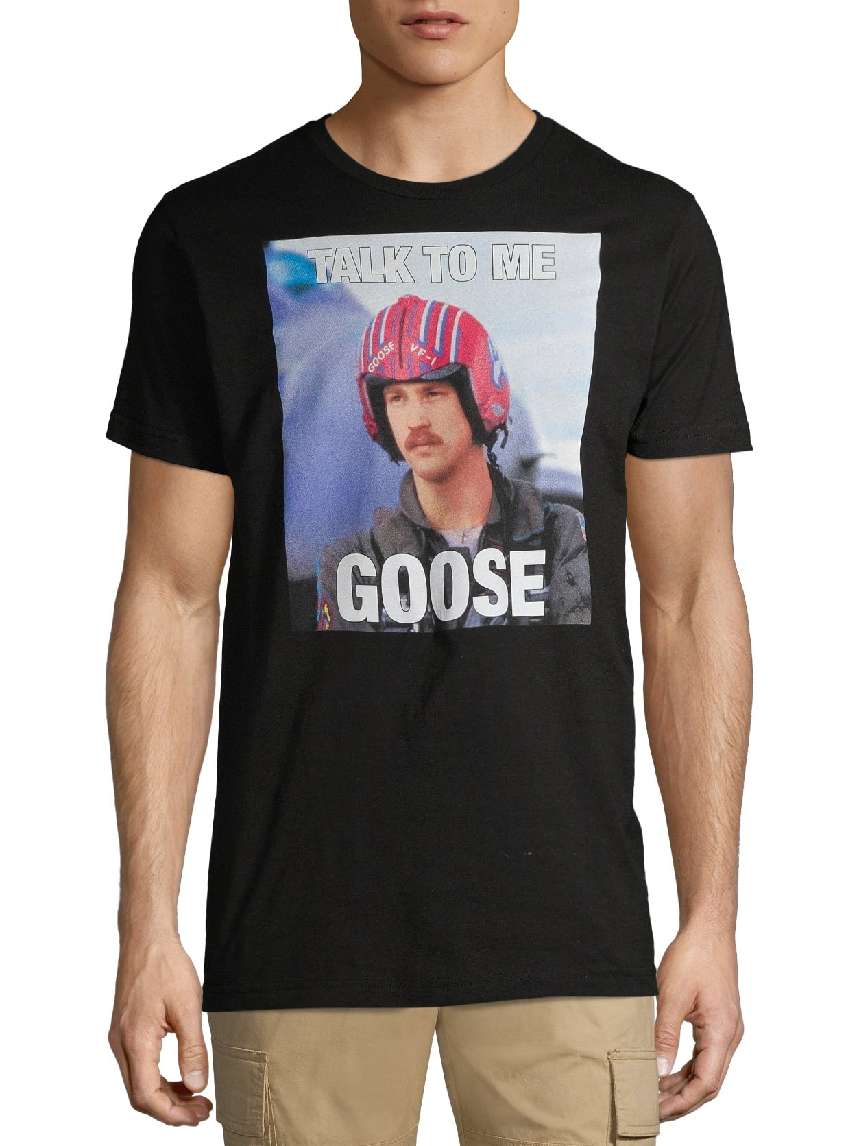 TOP GUN Top Gun Talk To Me Goose Men's and Big Men's Graphic Tshirt