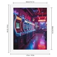 thumbnail image 2 of Paint by Numbers Kit for Adults, Retro Arcade Neon Glow Paint by Numbers, Easy Paint by Numbers Kit for Adults Beginner, DIY Adult Paint by Number Kits on Canvas, Home Decor, 2 of 7