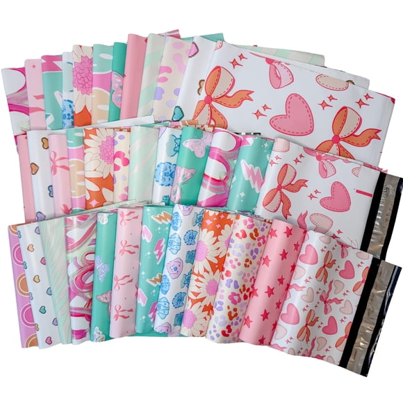 Poly Mailer Pretty Package Store Designer, paquete de 35