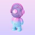 thumbnail image 1 of Ventilador pequeño portátil silencioso con mango de tres engranajes, ventilador pequeño colorido con carga Usb, novedad de verano, 2023 Fivean unisex, 1 of 2