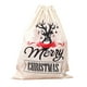 thumbnail image 1 of Nueva Bolsa De Regalo Grande De Lino Bolsa De Caramelos De Manzana De Navidad Decoraciones Navideñas, 1 of 7