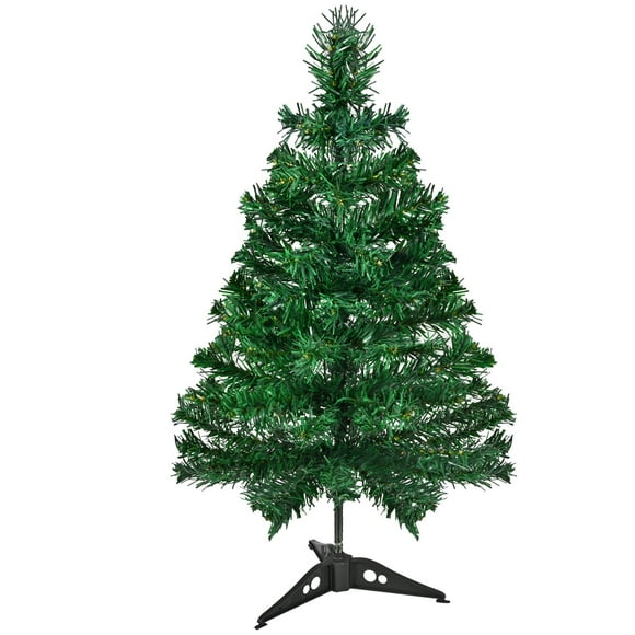 Árbol de Navidad artificial Gloreyan Green de 55 cm con soporte