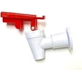 thumbnail image 4 of AquaNation BPA Free Sunbeam Dispenser Replacement Cooler Faucet Water Bottle Jug Reusable Spigot Spout Leak Proof Water Beverage Lever Pour Valve Water Crock Water Tap (Red Safety Locked), 4 of 5