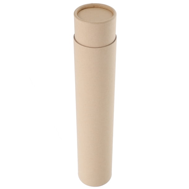 GOOHOCHY Caja de almacenamiento de pergaminos extensible, cilindro para caligrafía y pintura, contenedores para pergaminos de imágenes, soporte de papel kraft para caligrafía y pintura.