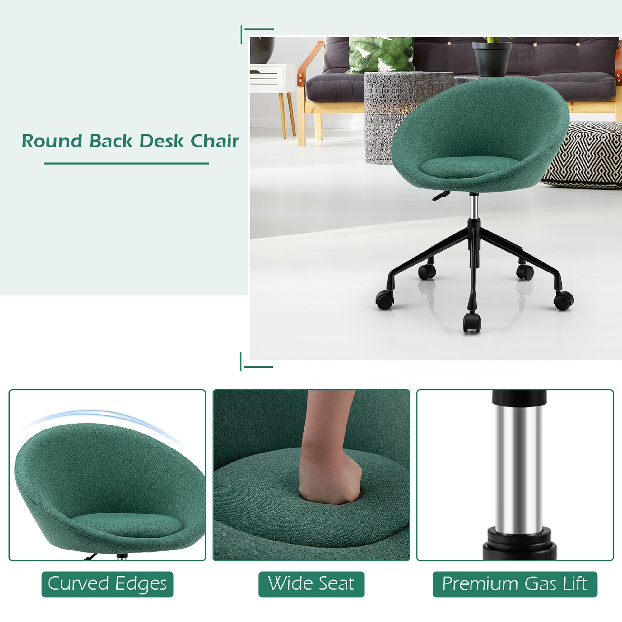 Round back desk chair new arrivals