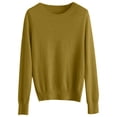 thumbnail image 7 of Satingcolo Long Sleeve Sweaters for Women Oversized Knitwear Crewneck Pullover | Fall Tops for Women,Winter Clothes,Fall Sweaters,Womens Tops, 7 of 7
