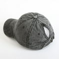 thumbnail image 2 of Ponycap Messy High Bun Ponytail Adjustable Cotton Baseball Cap Hats Hot Sale, 2 of 5