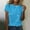 Blue, variant on Women's Sequin Tops Sparkly Glitter Blouses Sequined Short Sleeve Shirts for Holiday Club Night Gear up for greatness for less