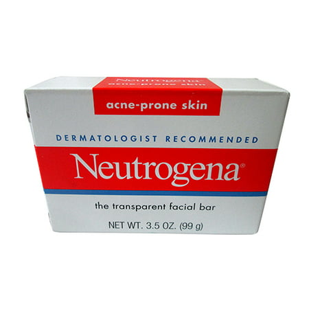 Neutrogena The Transparent Facial Bar Soap With Acne-Prone ...
