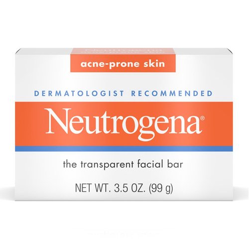 Neutrogena The Transparent Facial Bar Soap With AcneProne Skin Formula