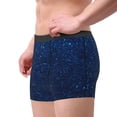 thumbnail image 2 of Naloa Sparkling Blue Glitter Mens Underwear - Boxers for Men, Mens Boxer Briefs, Classic Briefs for Men-Medium, 2 of 5