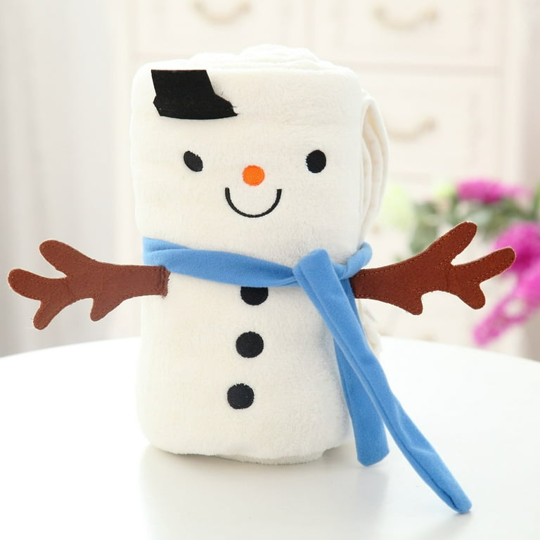 Tainini Clearance Sale !Christmas Throw Polyester Blankets,White