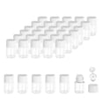 thumbnail image 1 of Botellas de aceite esencial REGALWOVEN de 2 ml, paquete de 36 botellas de vidrio transparente con redutor de orificio, frasco de muestra con tapa de tornillo delgada, color blanco, 1 of 7