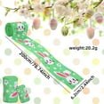 thumbnail image 2 of Creatine Easter Cartoon Printed Ribbon Holiday Decorations DIY Craft Packaging Rabbit And Egg Patterned Ribbon., 2 of 6