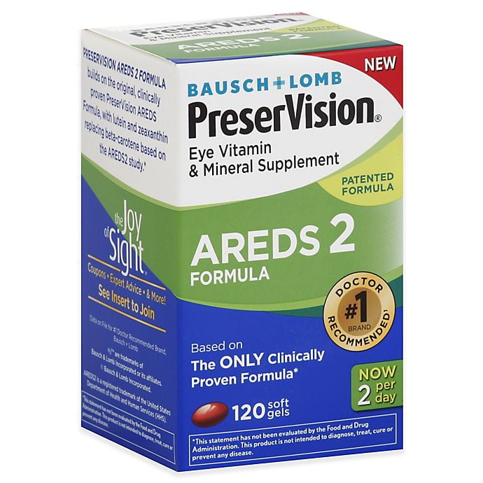 Bausch + Lomb 120-Count Preservision AREDS 2