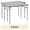 Gray, variant on Mainstays 40 in Centerfold Fold-in-Half Folding Table, Adjustable Height, Black