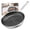 12 inch, variant on Rorence 12 inch Tri-ply Stainless Steel Frying Pan, Hybrid Ceramic Non-Stick Skillet, Dishwasher and Oven Safe