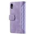 thumbnail image 5 of Feishell Crossbody Wallet Case for Apple iPhone XR,Luxury PU Leather Magnetic Buckle Zipper Pocket Card Slots Shockproof Flip Stand Phone Cover with Hand Strap & Shoulder Strap,Purple, 5 of 13