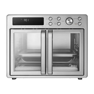 Midea  French Door Air Fryer and Toaster Oven, 1750 W, 26.4 Qt, 1501.5 Cu In, Stainless Steel