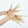 thumbnail image 3 of 4 piezas de danza del vientre indio, de rendimiento, uñas , joyería artificial, 3 of 9