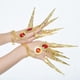 thumbnail image 5 of Trajes de Danza del Vientre Salvador Joyería de Uñas de Oro Tailandés Indio, 5 of 10