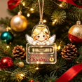thumbnail image 4 of Crystal Acrylic Christmas Money Holder Ornament, Holiday Cash & Treat Holder, Festive Cash Storage Hanging Ornament, Creative Holiday Gift for Family and Friends(Angel), 4 of 7